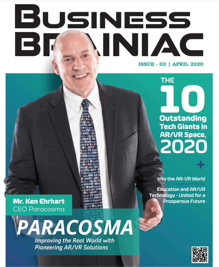 Paracosma Recognized as One of ‘The 10 Outstanding Tech Giants in AR/VR Space, 2020’