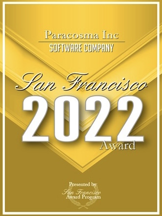 Paracosma Inc Receives 2022 San Francisco Award